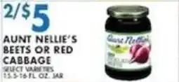 Met Foodmarkets Aunt Nellie's Beets or Red Cabbage offer