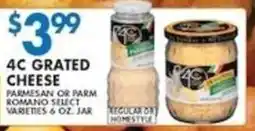 Met Foodmarkets 4c grated cheese offer