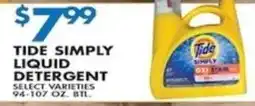Met Foodmarkets Tide Simply Liquid Detergent offer