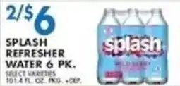 Met Foodmarkets Splash refresher water offer