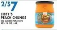 Met Foodmarkets Libby's peach chunks offer