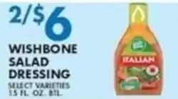 Met Foodmarkets Wishbone salad dressing offer