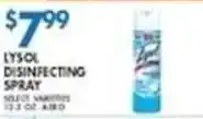 Met Foodmarkets Lysol disinfecting spray offer