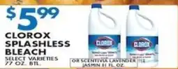 Met Foodmarkets Clorox splashless bleach offer