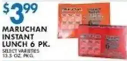 Met Foodmarkets Maruchan instant lunch 6 pk. offer