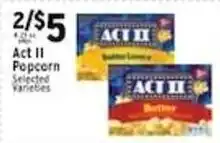 Met Foodmarkets Act II Popcorn offer