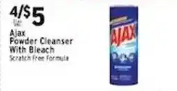 Met Foodmarkets Ajax powder cleanser with bleach scratch free formula offer