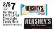 Met Foodmarkets Hershey's Extra Large Chocolate Candy Bars offer