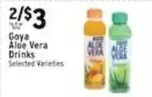 Met Foodmarkets Goya Aloe Vera Drinks offer