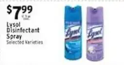 Met Foodmarkets Lysol disinfectant spray offer