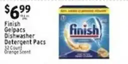 Met Foodmarkets Finish gelpacs dishwasher detergent packs offer