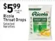 Met Foodmarkets Ricola Throat Drops offer