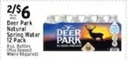 Met Foodmarkets Deer Park Natural Spring Water offer