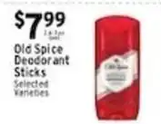 Met Foodmarkets Old Spice Deodorant Sticks offer