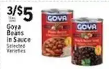 Met Foodmarkets Goya beans in sauce offer
