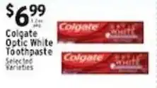 Met Foodmarkets Colgate Optic White Toothpaste offer