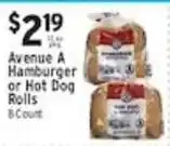 Met Foodmarkets Avenue A Hamburger or Hot Dog Rolls offer