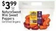 Met Foodmarkets NatureSweet mini sweet peppers offer