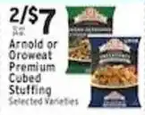 Met Foodmarkets Arnold or Croweat Premium Cubed Stuffing offer