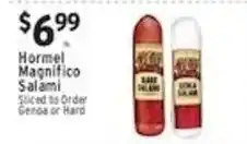 Met Foodmarkets Hormel Magnifico Salami offer