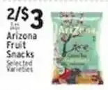 Met Foodmarkets Arizona Fruit Snacks offer