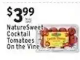 Met Foodmarkets NatureSweet cocktail tomatoes on the vine offer