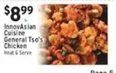 Met Foodmarkets InnovAsian Cuisine General Tso's Chicken offer