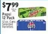 Met Foodmarkets Pepsi 12 Pack offer