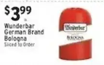 Met Foodmarkets Wunderbar German Brand Bologna offer