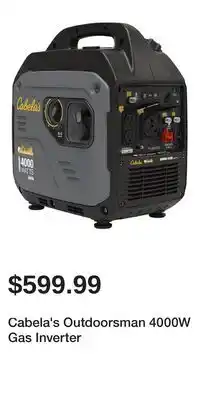 Cabela's Cabela's Outdoorsman 4000W Gas Inverter offer