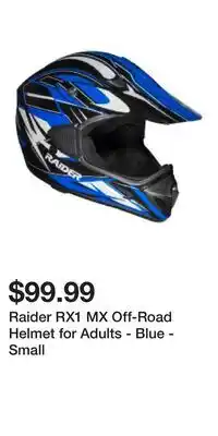 Cabela's Raider RX1 MX Off-Road Helmet for Adults - Blue - Small offer