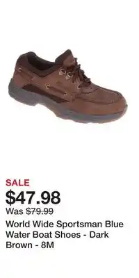 Cabela's World Wide Sportsman Blue Water Boat Shoes - Dark Brown - 8M offer