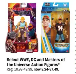 Meijer Select WWE, DC and Masters of the Universe Action Figures offer