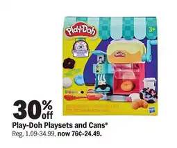 Meijer Play-Doh Playsets and Cans offer