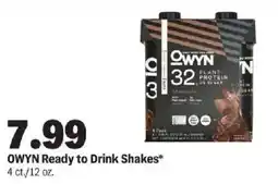 Meijer Owyn ready to drink shakes offer