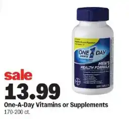 Meijer One-A-Day Vitamins or Supplements offer