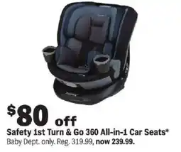 Meijer Safety 1st Turn & Go 360 All-in-1 Car Seats offer