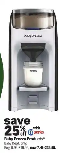 Meijer Baby Brezza Products offer