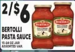 Associated Bertolli pasta sauce offer