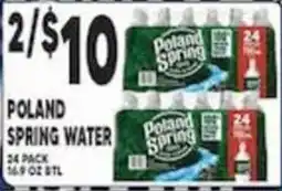 Associated Poland spring water offer