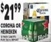 Associated Heineken Natural Light & Corona Light offer