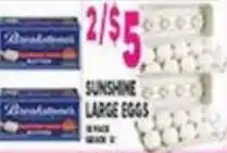 Associated Sunshine large eggs offer