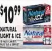 Associated Natural Light & Ice offer