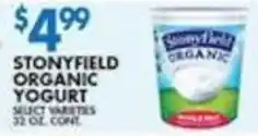 Associated Stonyfield Organic Yogurt offer