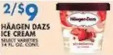 Associated Haagen Dazs ice cream offer