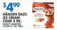Associated Haagen Dazs ice cream cone offer
