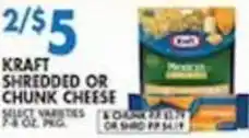Associated Kraft shredded or chunk cheese offer