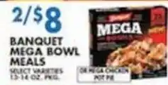 Associated Banquet mega bowl meals offer