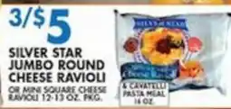 Associated Silver Star Jumbo Round Cheese Ravioli offer
