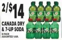 Associated Canada dry &7-up soda offer